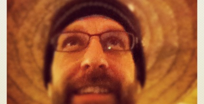 Scott Simons in a sombrero
